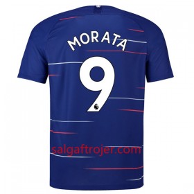 Chelsea Fodboldtrøjer Morata 9 Hjemmebanesæt 2018/19 Kort ærmer